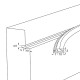 WHITE WIDE DOOR RUBBER DRAUGHT EXCLUDERS - RUBBER SEALS